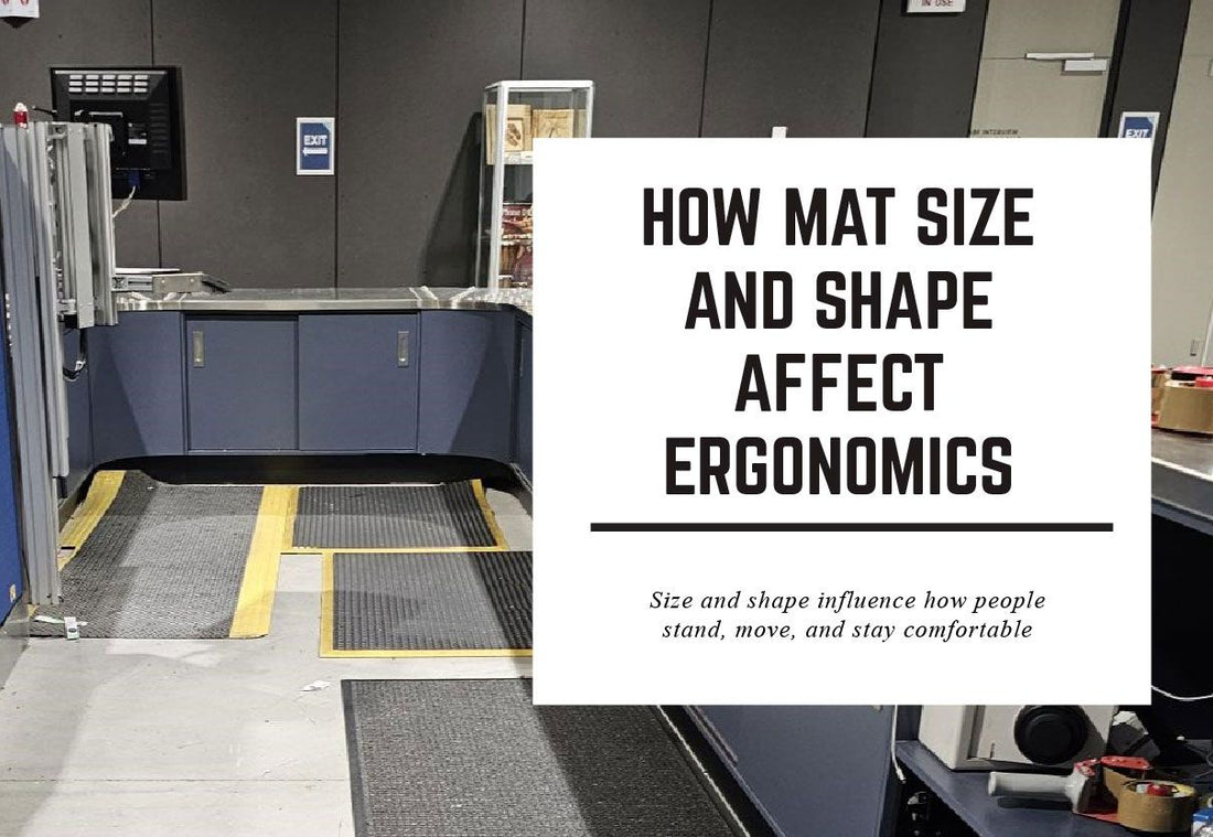 How Mat Size and Shape Affect Ergonomics