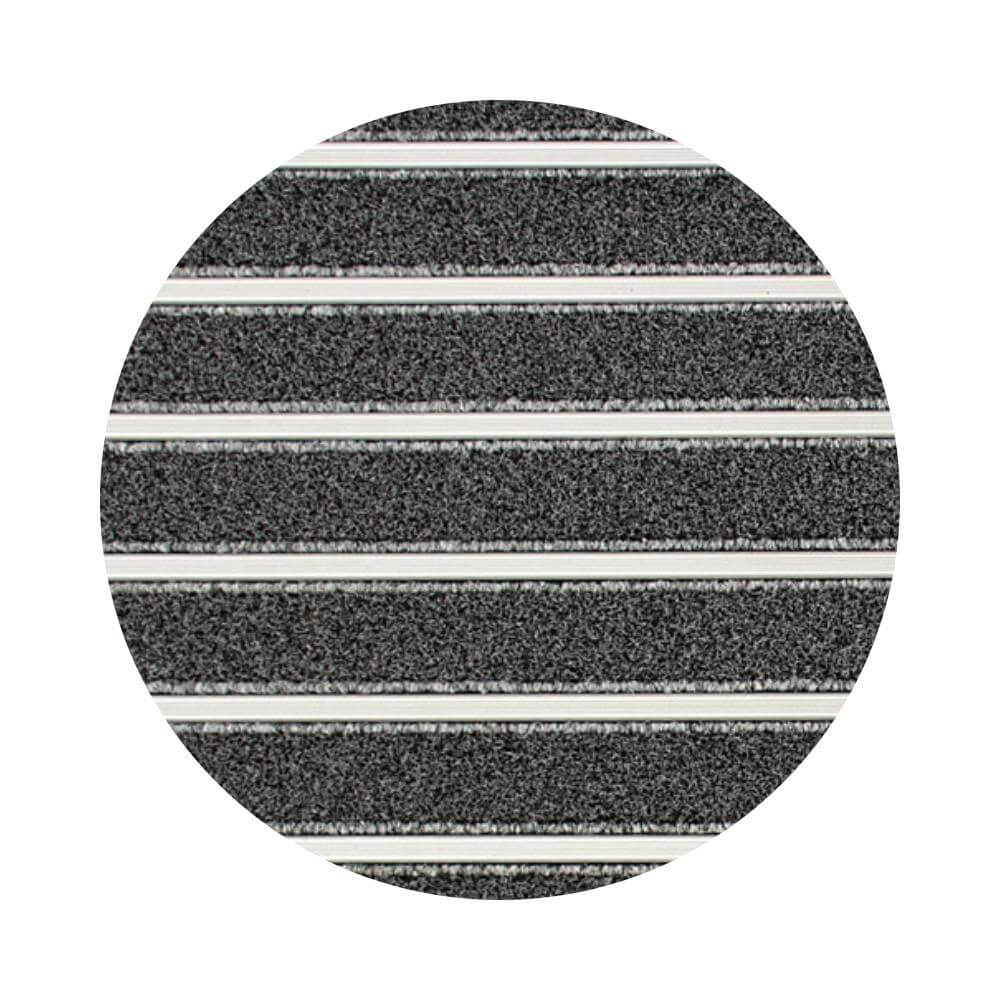 Aluminium Architectural Scraper Entrance Mat for High Traffic with Carpet Infill