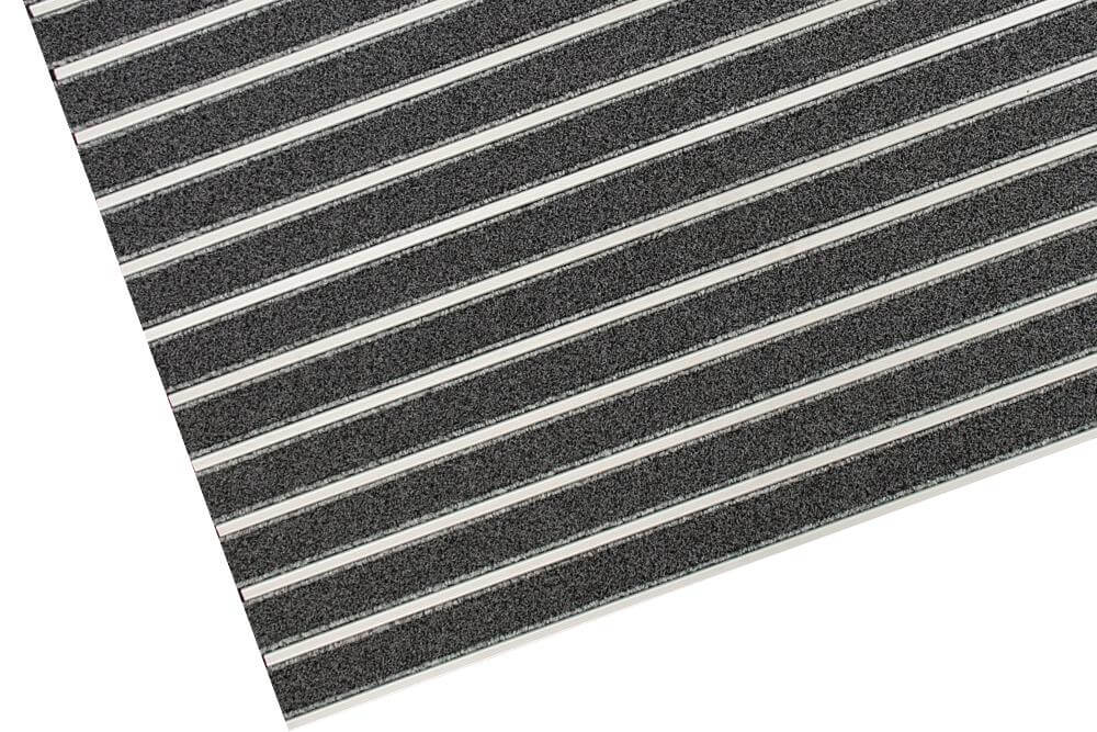 Aluminium Architectural Scraper Entrance Mat for High Traffic with Carpet Infill
