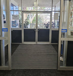 Aluminium Architectural Scraper Entrance Mat for High Traffic with Carpet Infill