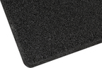 PVC Loop Pile Mat with Non Slip Rubberised Backing Black