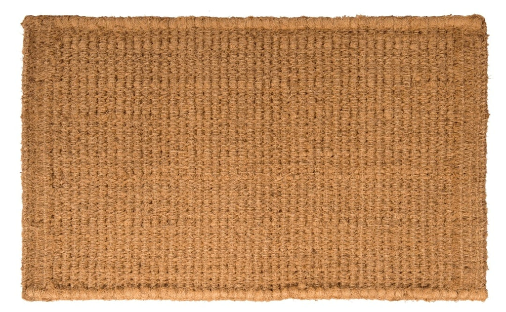 Coir Scraper Mat with Woven sides 61 x 100cm x 40mm Thick