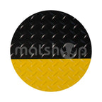 Durable PVC Surface Comfort Mat 90cm Wide With Yellow Safety Border