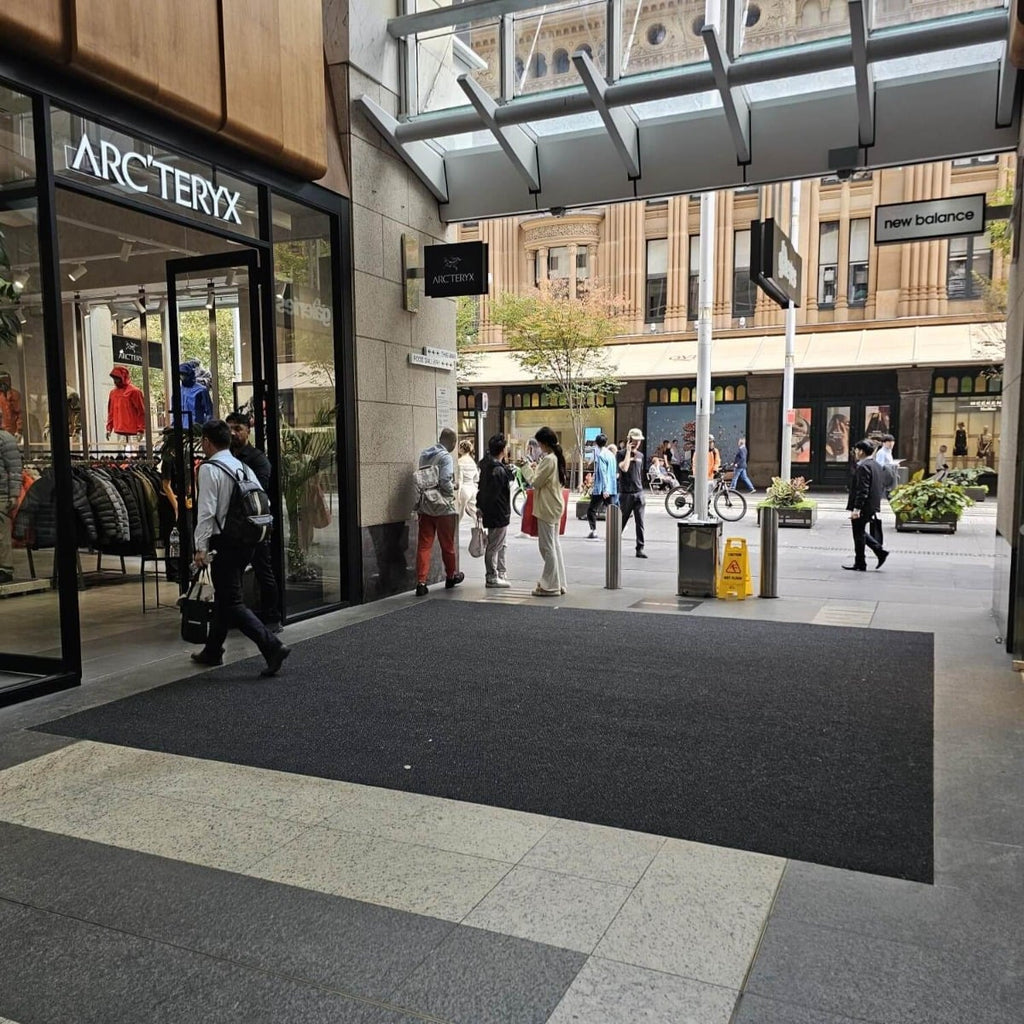 Heavy Duty Berber Needle Punch Commercial Entrance Mat with Rubberised Flexible Grab backing