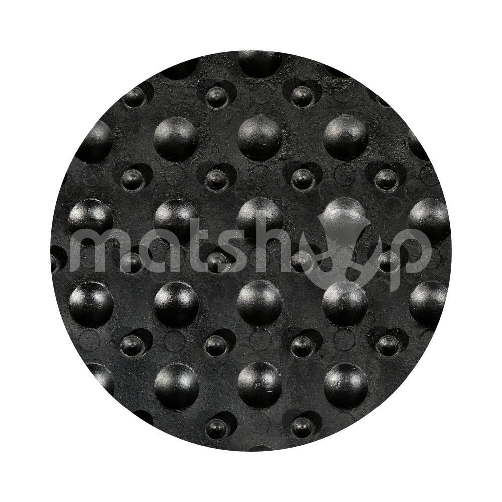 Grid Surface Moulded Rubber Anti Fatigue Comfort Mat Black Safety Border