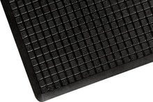 Grid Surface Moulded Rubber Anti Fatigue Comfort Mat Black Safety Border