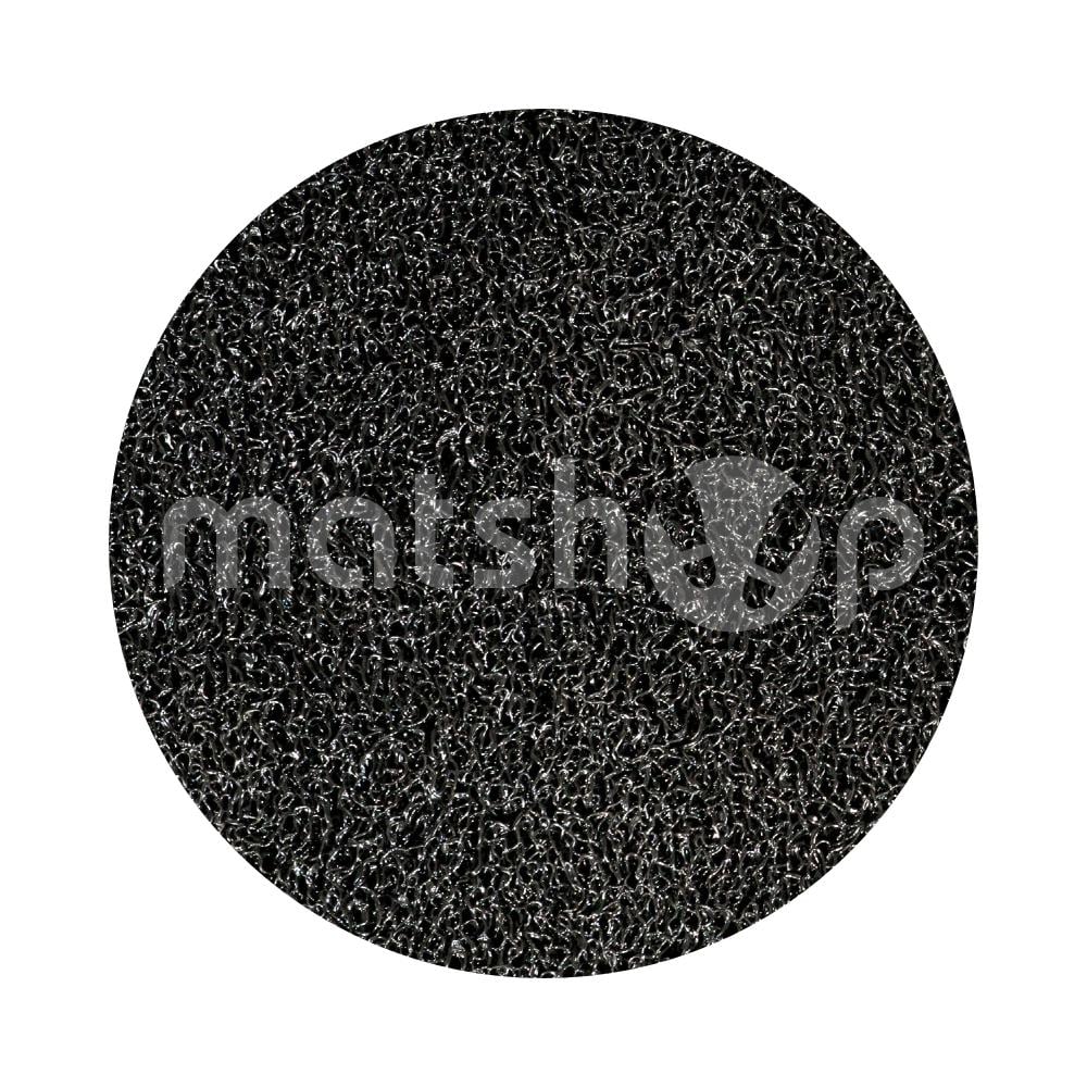 PVC Loop Pile Mat with Non Slip Rubberised Backing Black