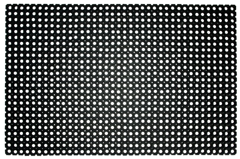 Heavy Duty Rubber Safety Mat with holes 100 x 150cm