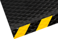 High Comfort Durable Heavy Traffic Anti Fatigue Mat Yellow Safety Border