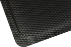 High Comfort Durable Heavy Traffic Anti Fatigue Mat Black Safety Border