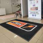 Nylon Carpet Surface Custom Printed Logo Mat 7 Year Warranty