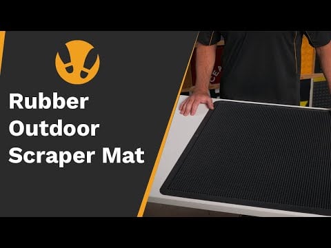 Rubber Outdoor Scraper Mat