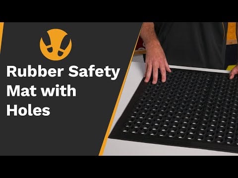 Rubber Safety Mat with Holes