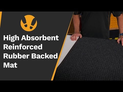 Reinforced Ribbed Polypropylene Rubber Back Mat