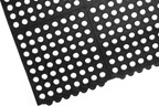 Interlocking Rubber Tile with holes 90 x 90cm