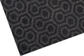 Luxe Building Code Compliant Eco Friendly Entrance Mat Hex Pattern Charcoal