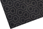Luxe Building Code Compliant Eco Friendly Entrance Mat Hex Pattern Charcoal