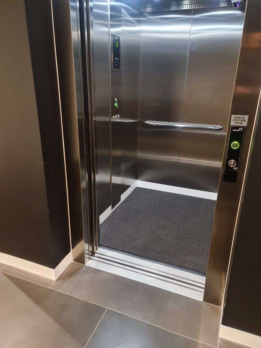 Nylon Printed Lift Mat Building Code Compliant