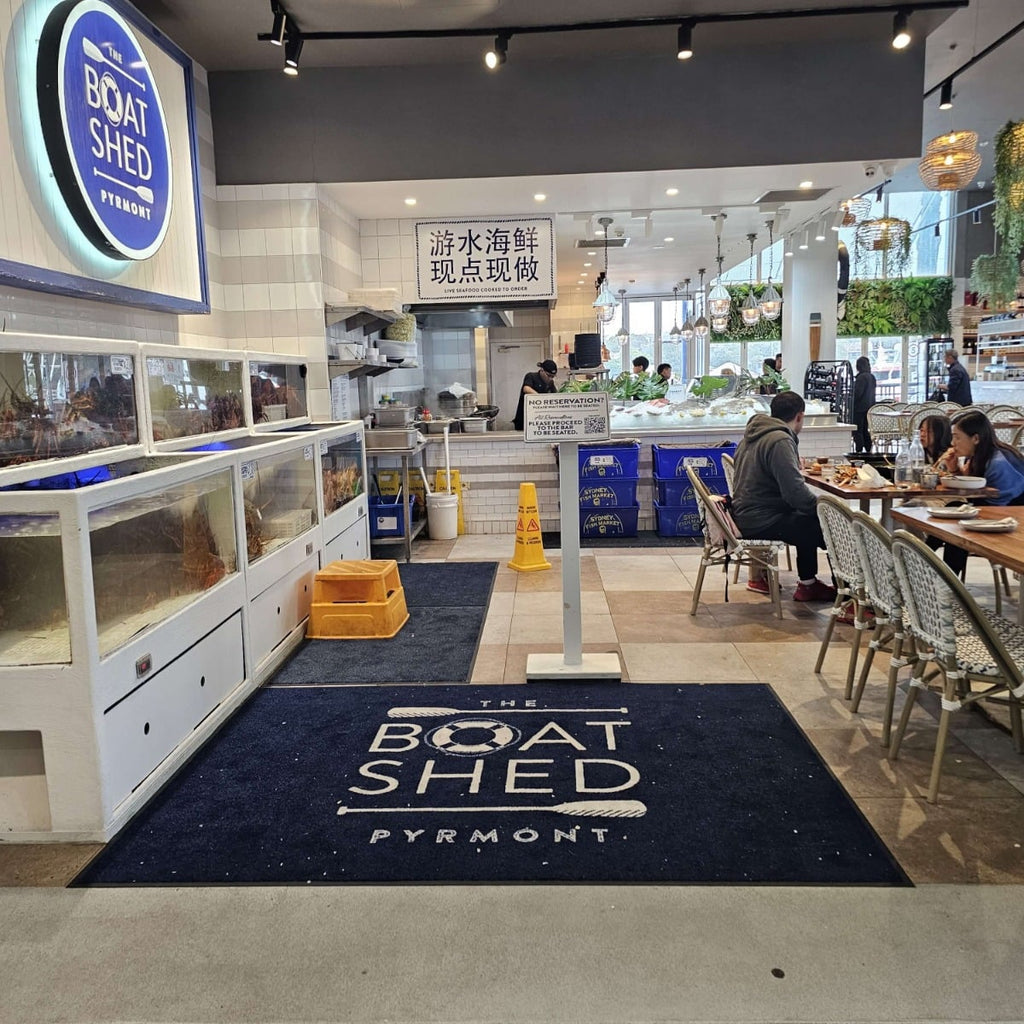 Nylon Carpet Surface Custom Printed Logo Mat 7 Year Warranty