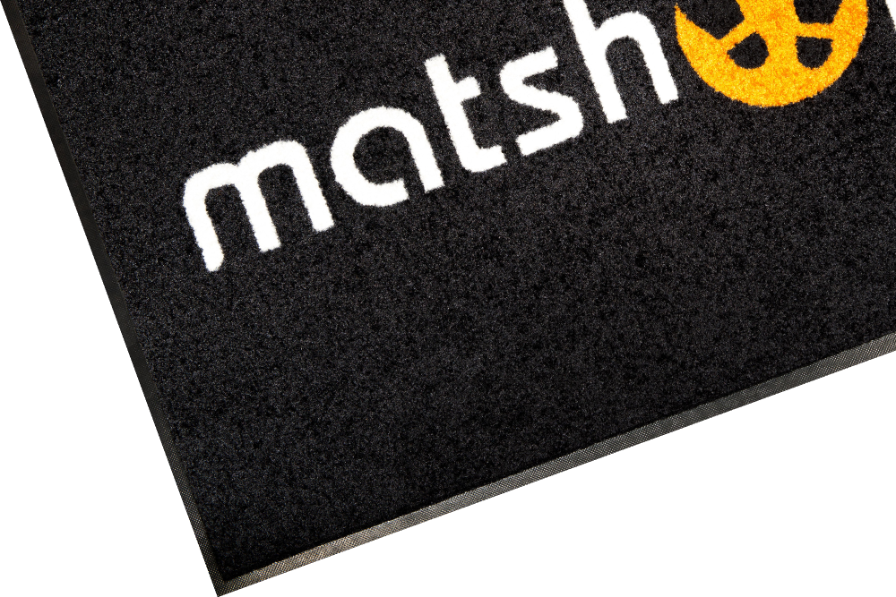 Nylon Carpet Surface Custom Printed Logo Mat 7 Year Warranty