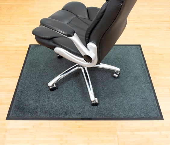 Nylon Twist Pile Rubber Backed Chair Mat