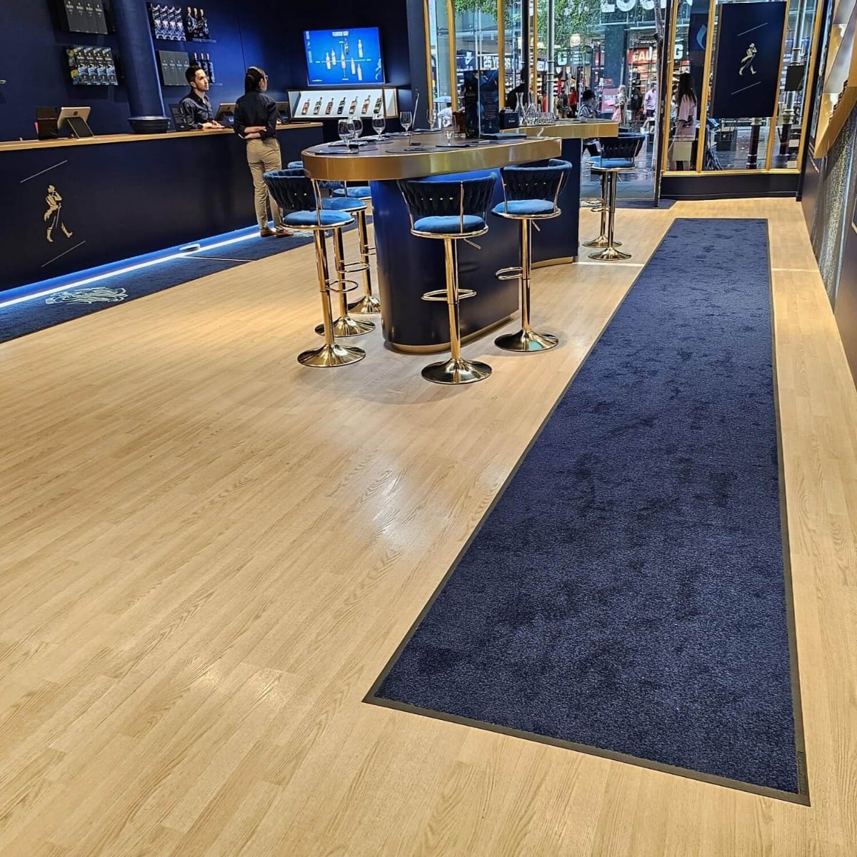 Nylon Carpet Surface Custom Printed Logo Mat 7 Year Warranty