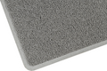 PVC Loop Pile Mat with Non Slip Rubberised Backing Grey