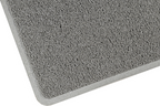PVC Loop Pile Mat with Non Slip Rubberised Backing Grey
