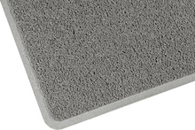 PVC Loop Pile Mat with Non Slip Rubberised Backing Grey