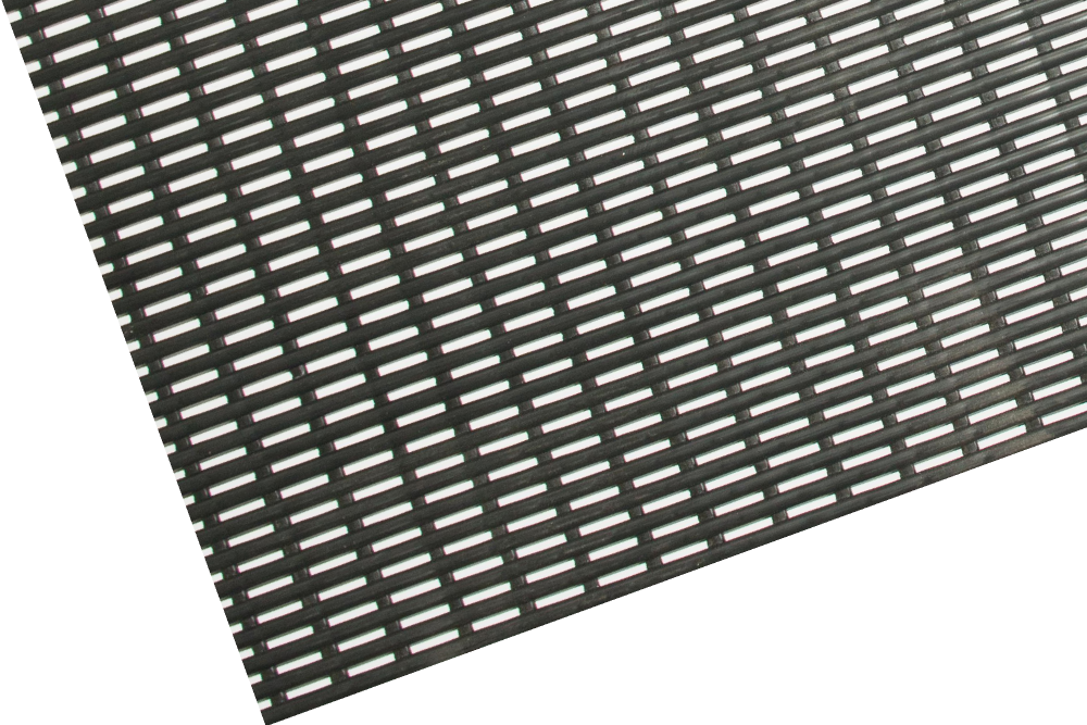 PVC Tubular Matting Comfort Mat 90cm Wide Black