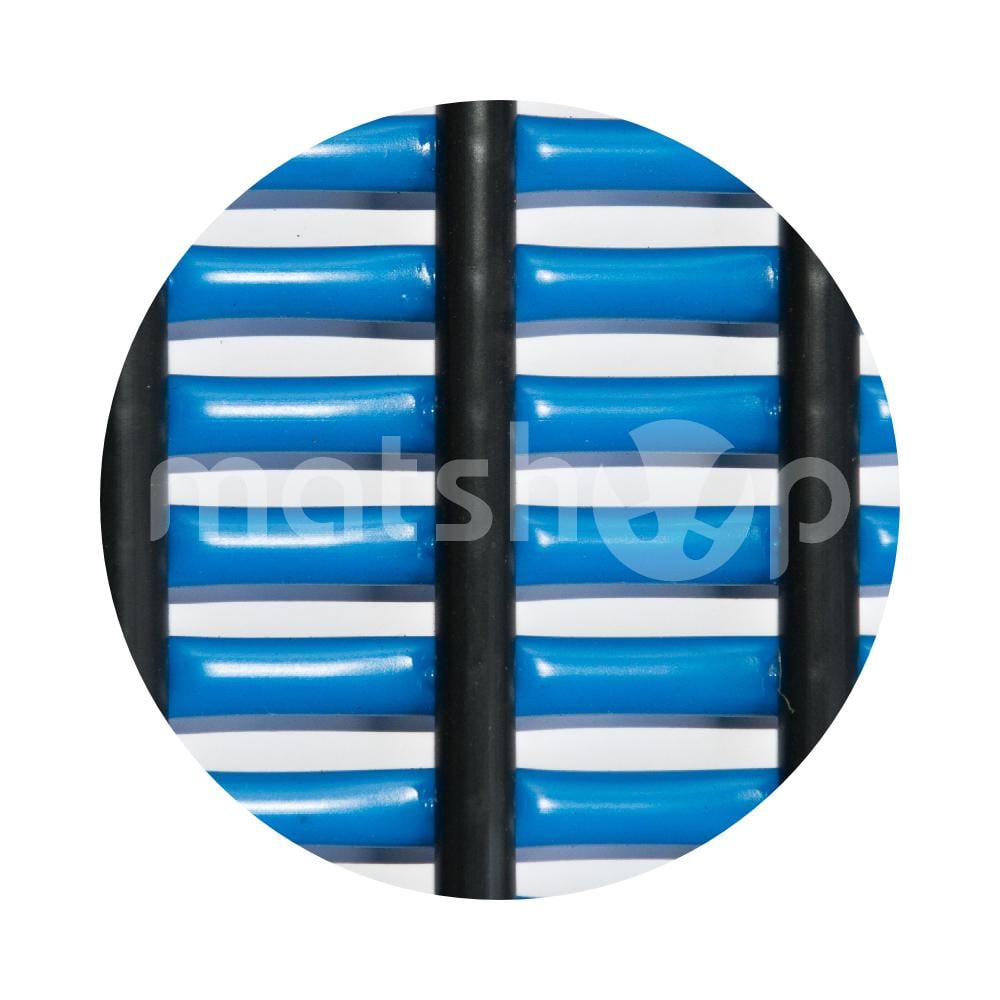 PVC Tubular Matting Comfort Mat 90cm Wide Blue