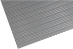 Ribbed Surface Closed Cell Foam Anti Fatigue Mat 90cm Wide Grey