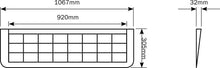 Rubber Wedge Threshold Ramps 1067 x 305 x 32mm