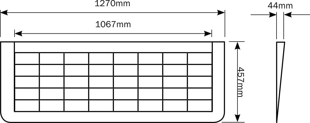Rubber Wedge Threshold Ramp