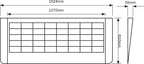 Rubber Wedge Threshold Ramps 1524 x 610 x 55mm