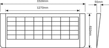 Rubber Wedge Threshold Ramps 1524 x 610 x 55mm
