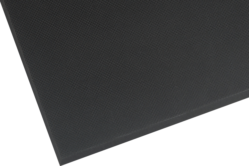 Ultra Comfort Nitrile Rubber Foam Non Slip Safety Mat Black Safety Borders