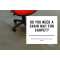 A red chair is placed on top of a carpet chair mat. The blog header reads Do You Need a Chair Mat for Carpet?