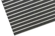 Detail photo of Aluminium Entrance Mat with Charcoal Carpet