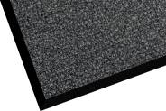 Close up image of building code compliant entrance mat with non trip edges
