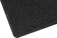 PVC Loop Pile Mat with Non Slip Rubberised Backing Black