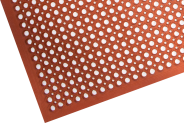 Grease Resistant Rubber Safety Mat with Holes