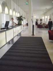 High Traffic Dual Zone Dry & Brush Designer recessed Entrance Mat 