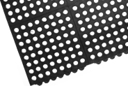 Interlocking Rubber Tile with holes 90 x 90cm
