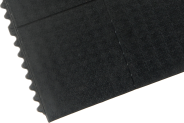 Interlocking Rubber Tile with Solid Top 90 x 90cm