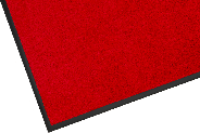 Close up of Red Carpet Runner with Rubber Edging