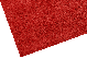 Detail image of red carpet runner with rubber backing
